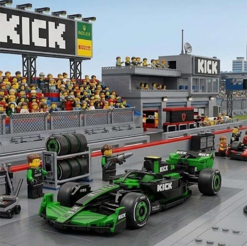CADA Sauber F1 FORMULA ARACI 314 PARÇA  BLOCK OYUNCAK