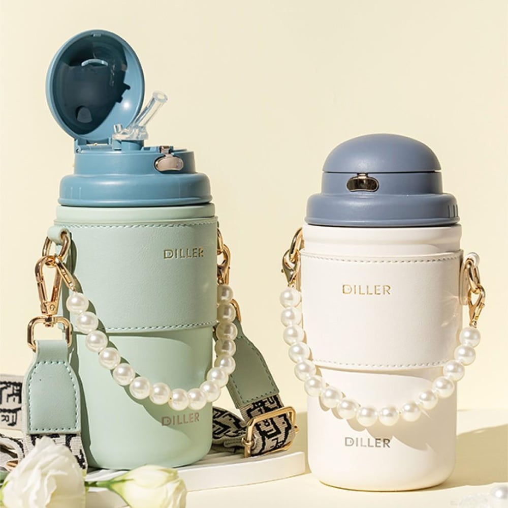 DILLER 580 ML EL VE BOYUN ASKILI PASLANMAZ ÇELiK TERMOS