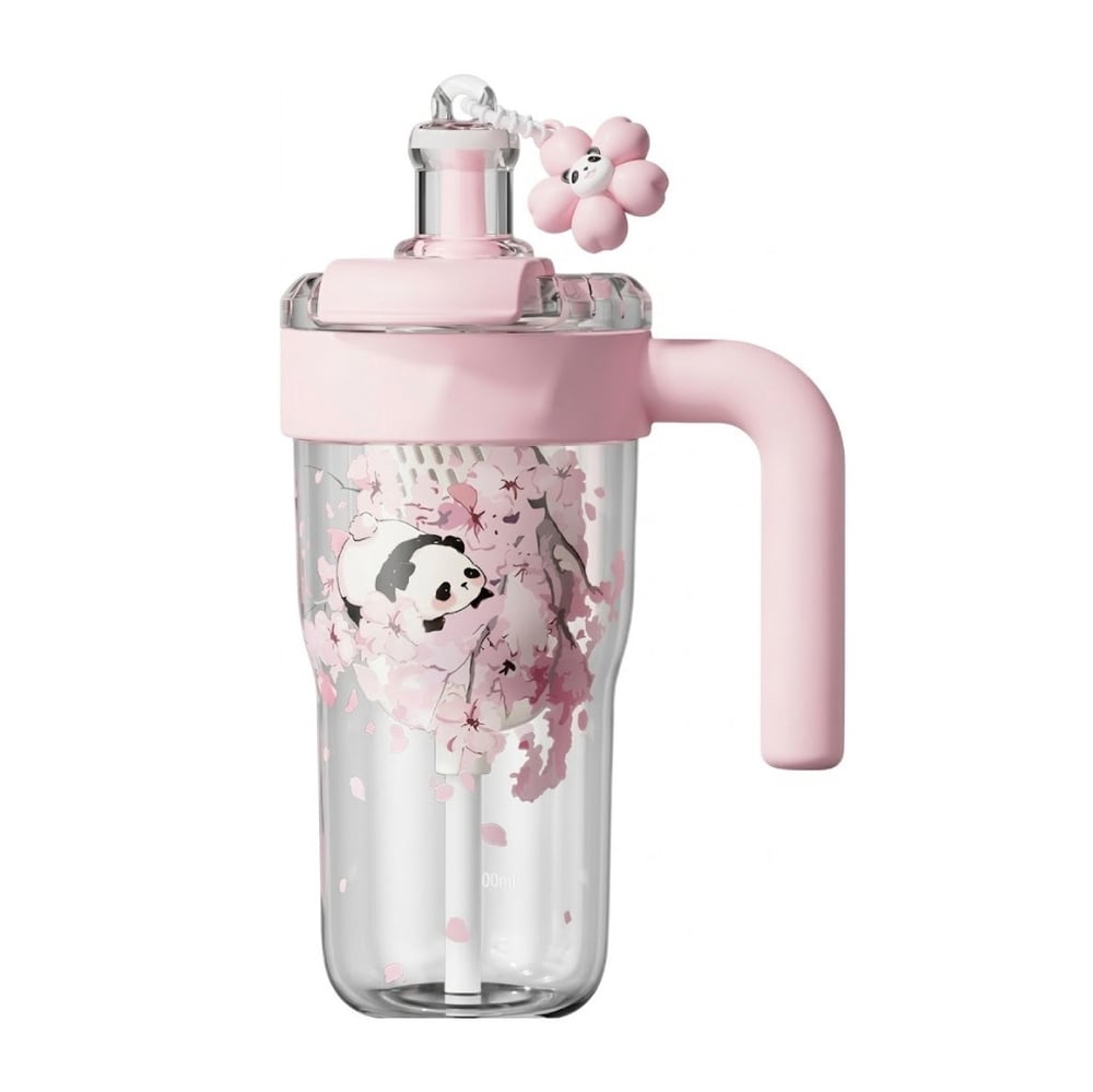 DİLLER 860 ML PEMBE TRİTAN SU MATARASI