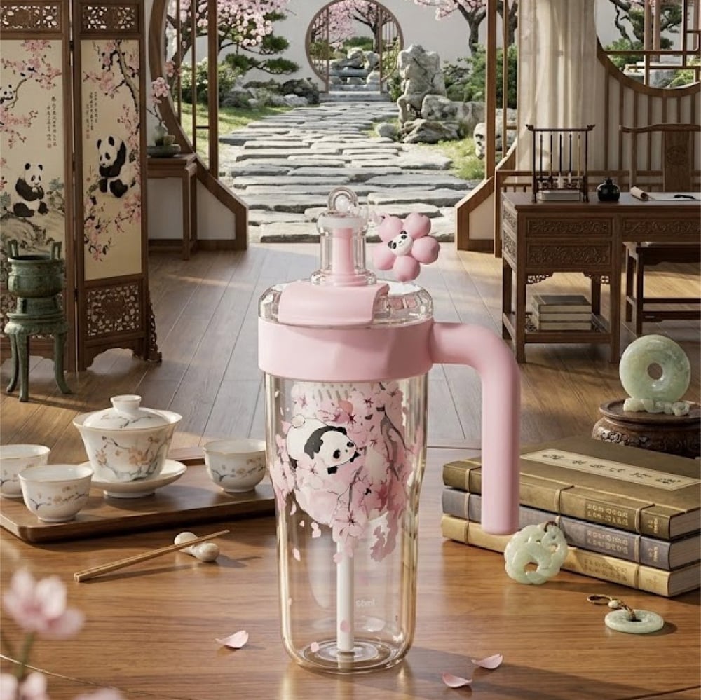 DİLLER 860 ML PEMBE TRİTAN SU MATARASI