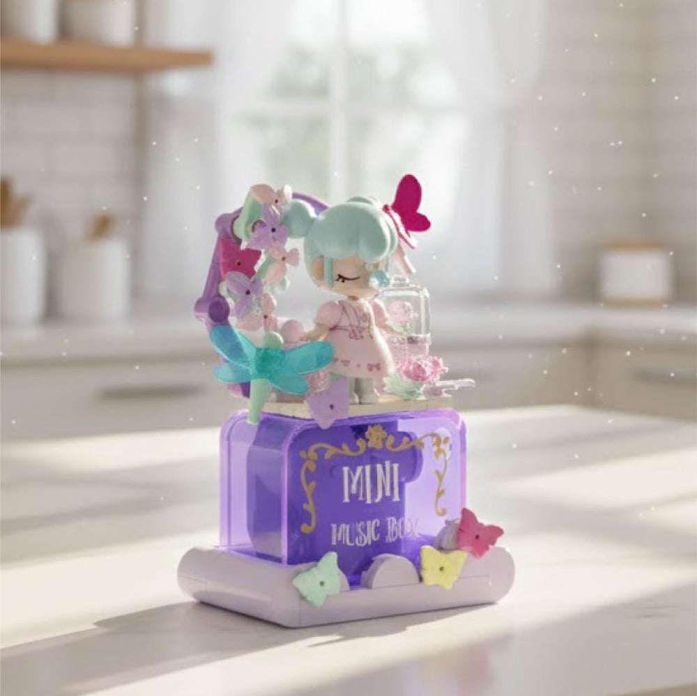 JAKİ BUTTERFLY MÜZİK KUTUSU 119 PARÇA BLOCK OYUNCAK