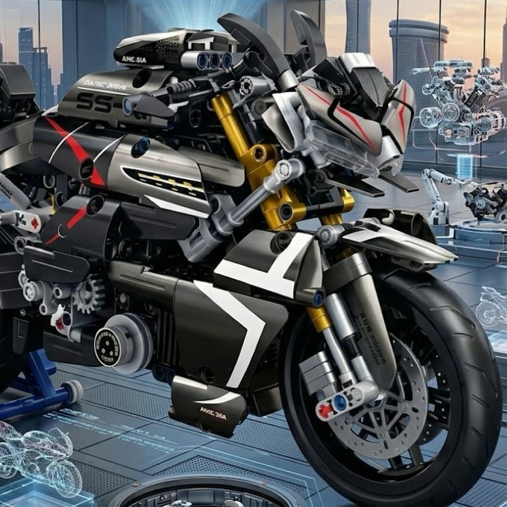 PANLOS SS7 MOTOR 1056 PARÇA  BLOCK OYUNCAK