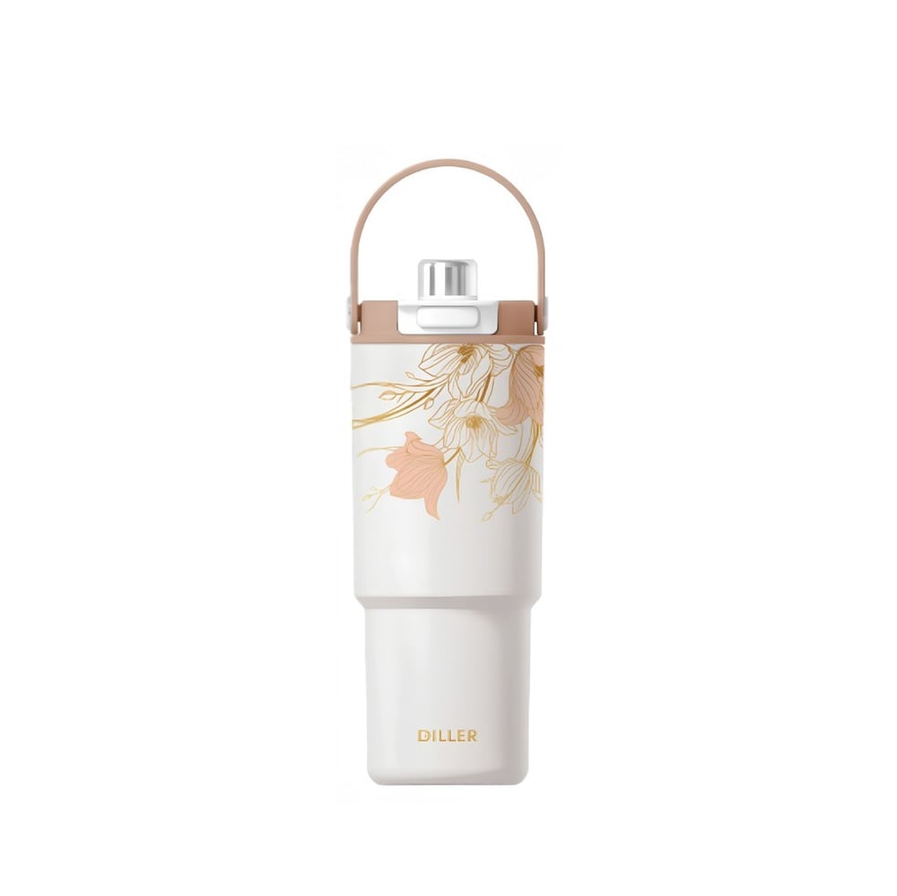 PASLANMAZ ÇELİK DESENLİ TERMOS 900 ML