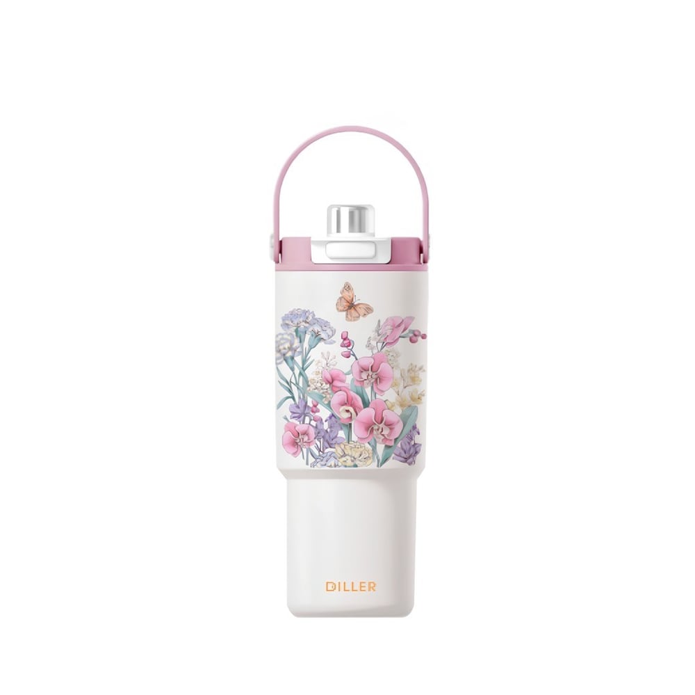 PASLANMAZ ÇELİK DESENLİ TERMOS 900 ML