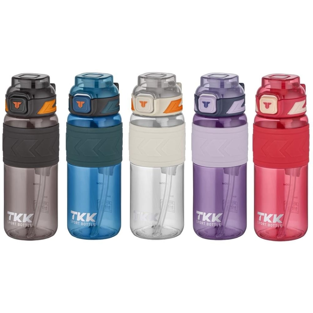 TKK 1000 ML SİLİKON GÖVDE TRITAN SU MATARASI