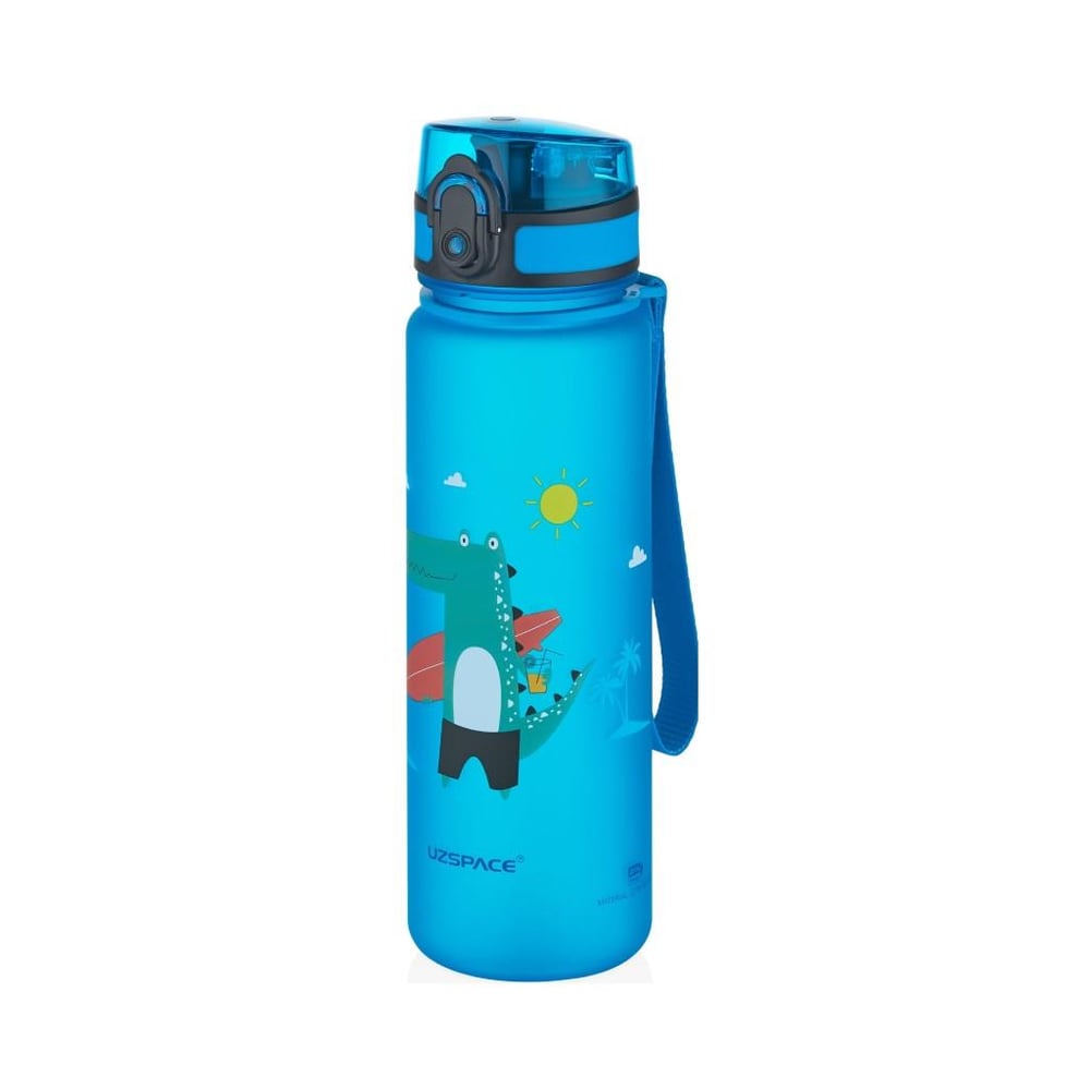 UZSPACE SEVİMLİ HAYVAN DESENLİ SOFT-TOUCH 500 ML TRITAN SU MATARASI