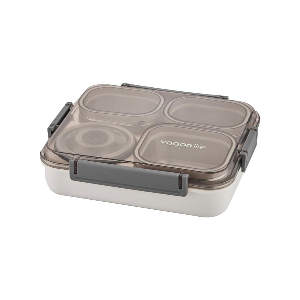 VAGONLİFE 1200 ML 4 BÖLMELİ PASLANMAZ ÇELİK LUNCH BOX
