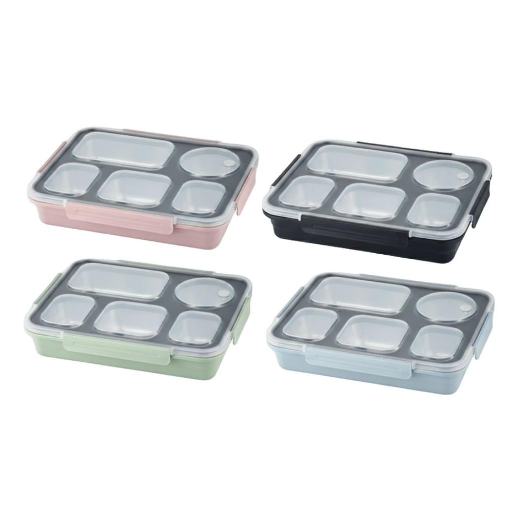 VAGONLİFE 1600ML 5 BÖLMELİ PASLANMAZ ÇELİK LUNCHBOX