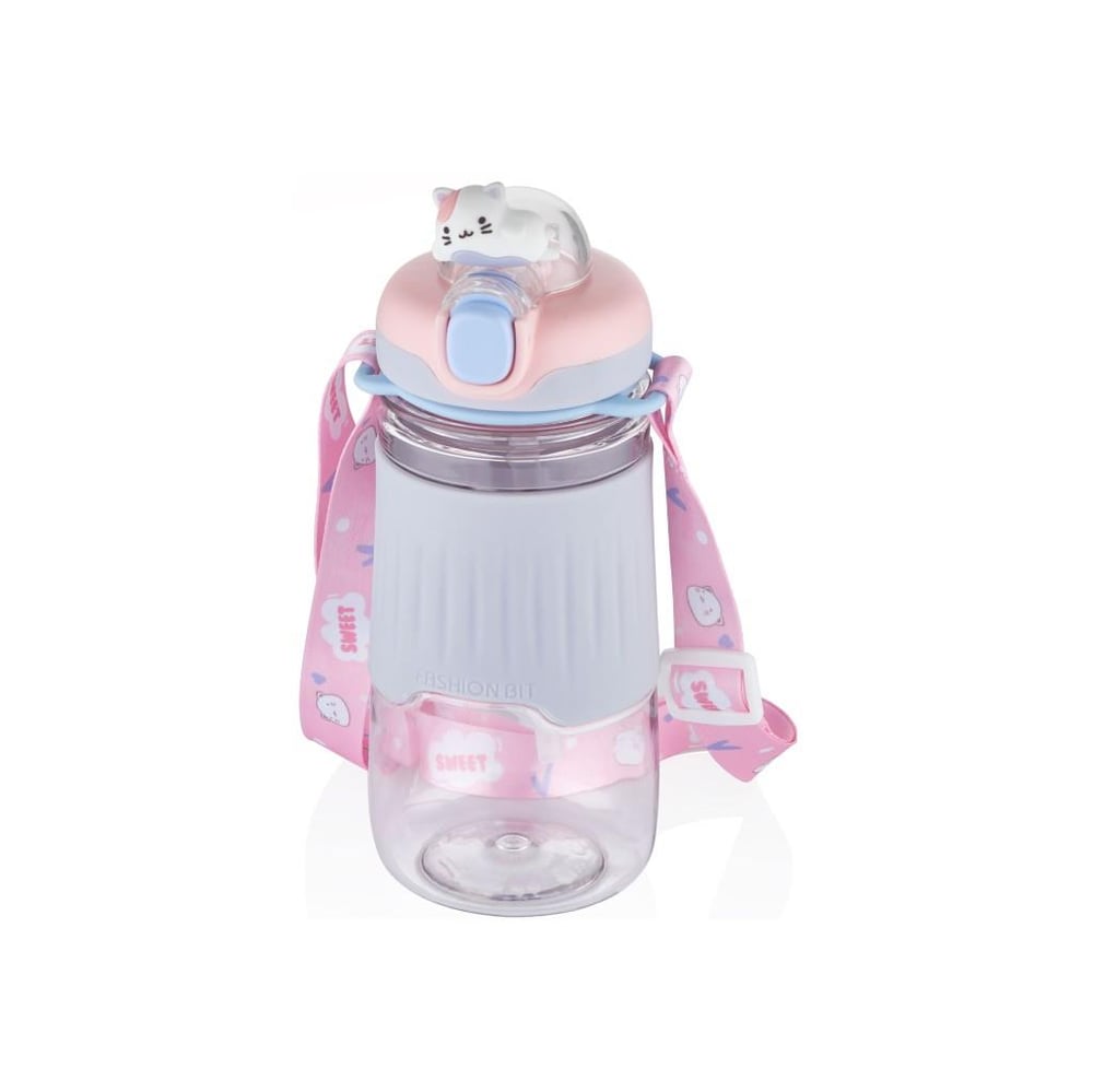 VAGONLİFE 600 ML KEDİ FİGÜRLÜ SU MATARASI