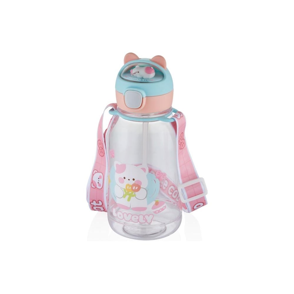 VAGONLİFE 760 ML KEDİ FİGÜRLÜ SU MATARASI