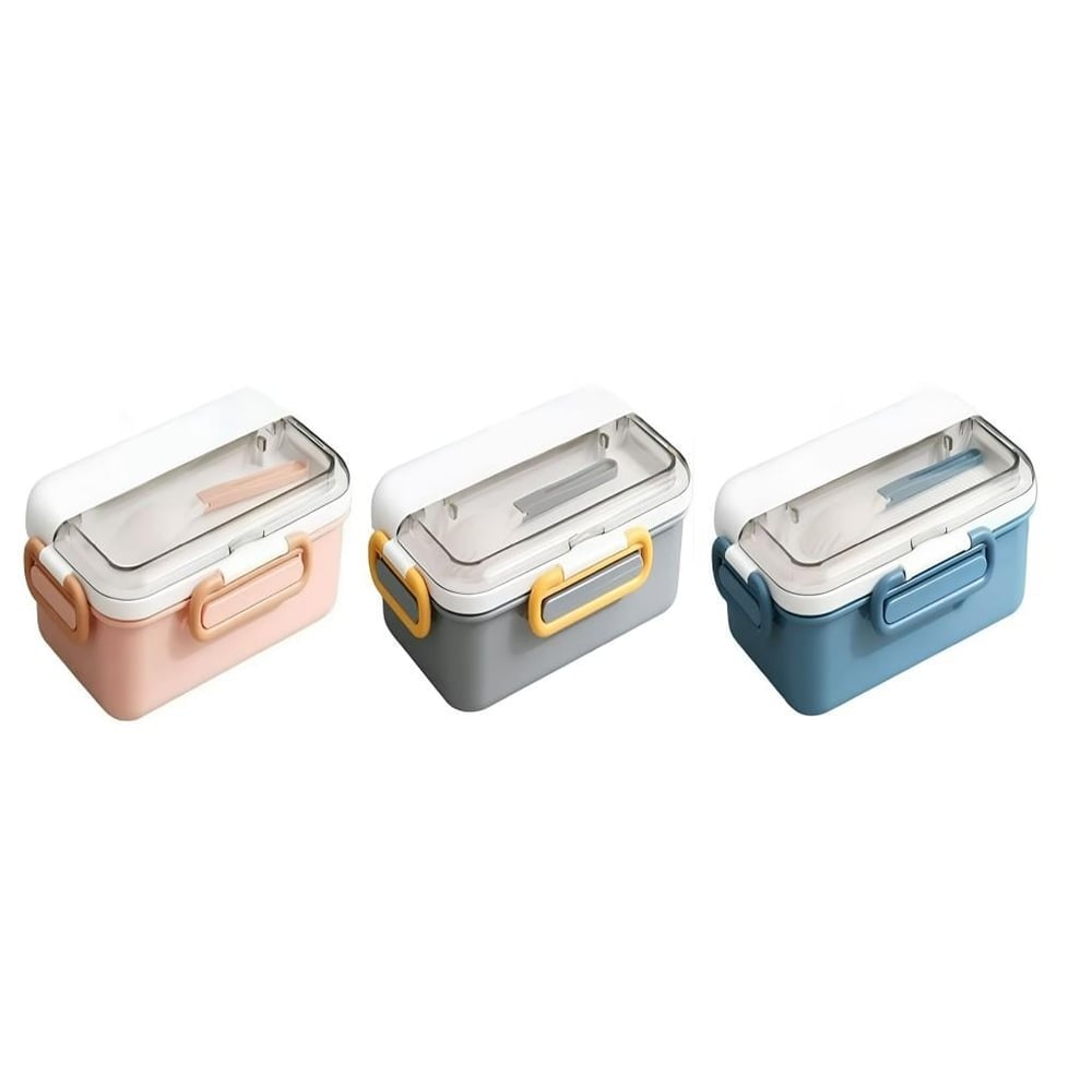 VAGONLİFE 900 ML 2 BÖLMELİ PASLANMAZ ÇELİK LUNCHBOX