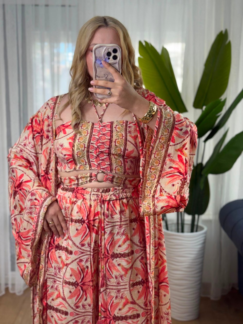 İpek 3 lü kimono set -10