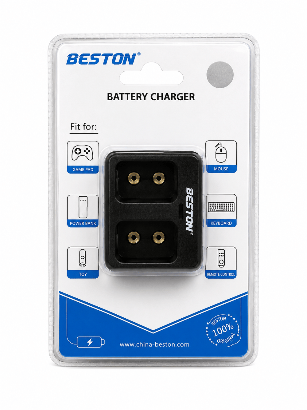 Beston M-7005 2'li USB 9V Pil Şarj Aleti | Hızlı ve Güvenli Şarj