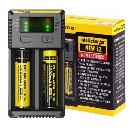 Nitecore New i2 Kablolu Akıllı Pil Şarj Cihazı Li-ion Ni-MH Ni-Cd