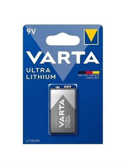 Varta Lityum 9V Şarj Olmayan Pil Tekli Blister Ambalaj