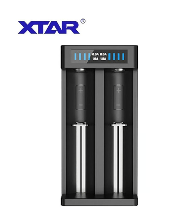 XTAR MC2 Plus Pil Şarj Aleti 18650 21700 Li-ion Akıllı Çiftli Şarj Cihazı USB
