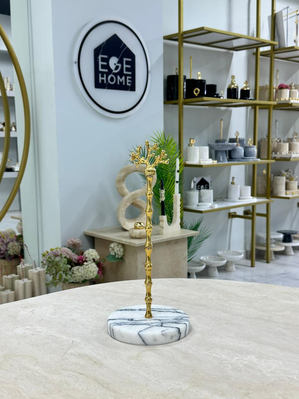 DEKORATİF LEYLAK MERMER RULO HAVLULUK GOLD MERCAN
