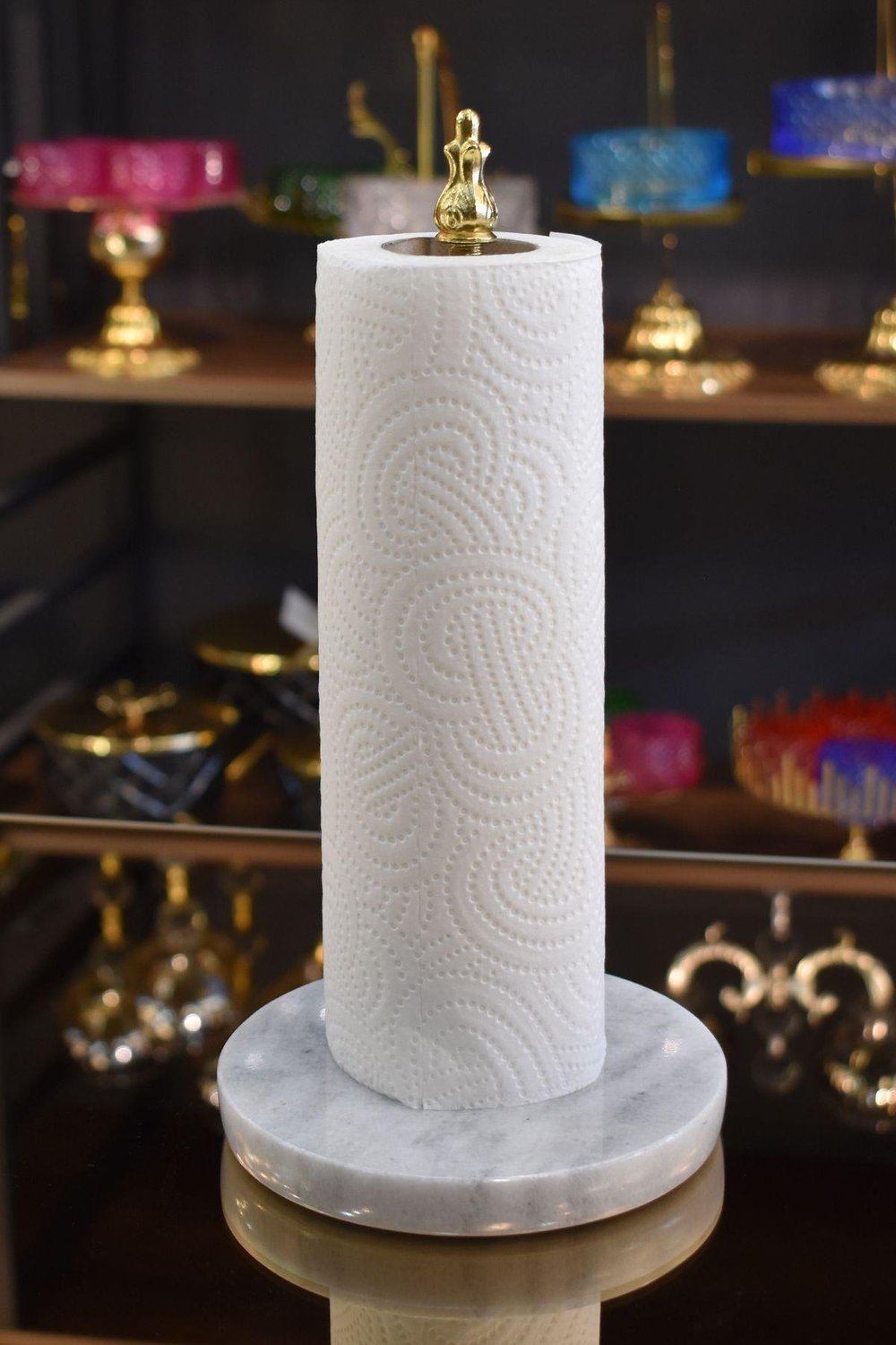 Mermer Gold Kağıt Havluluk Mutfak - Banyo Rulo Peçetelik