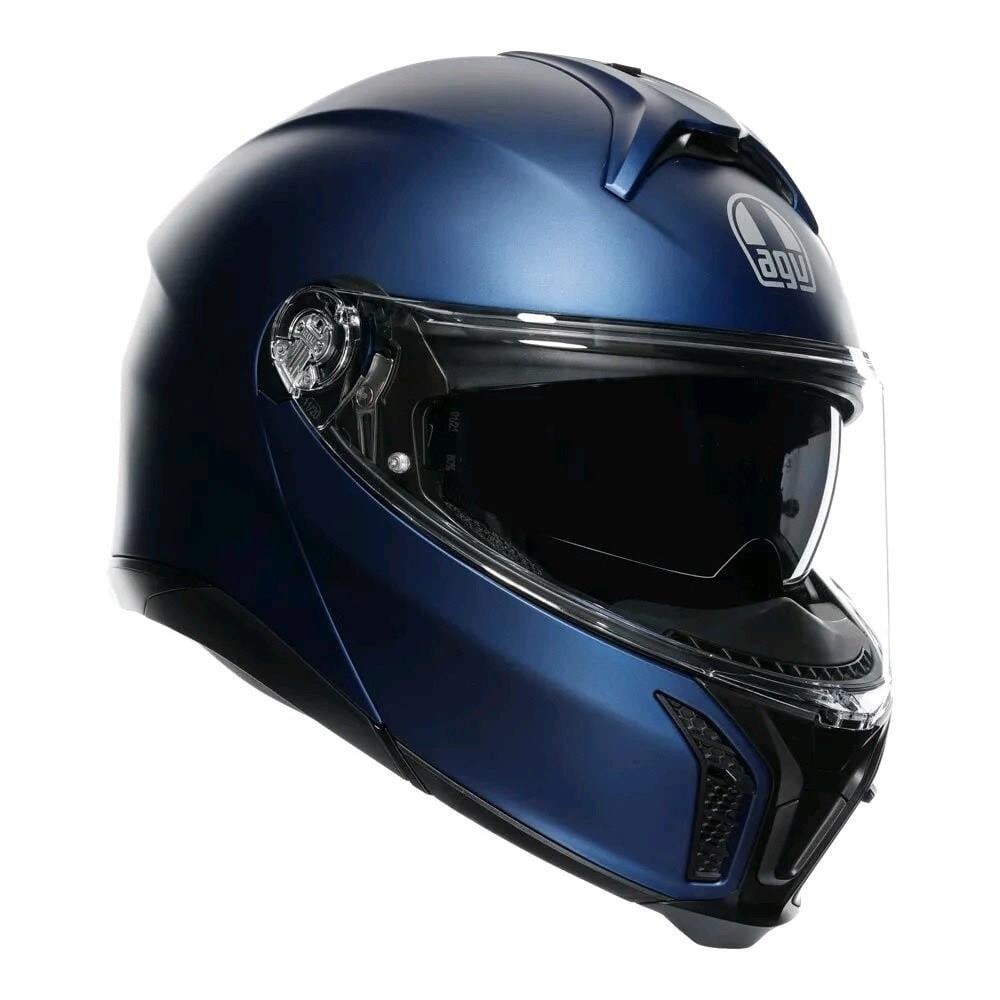 Agv Tourmodular Glassia Mat Blue Çene Açılır Kask
