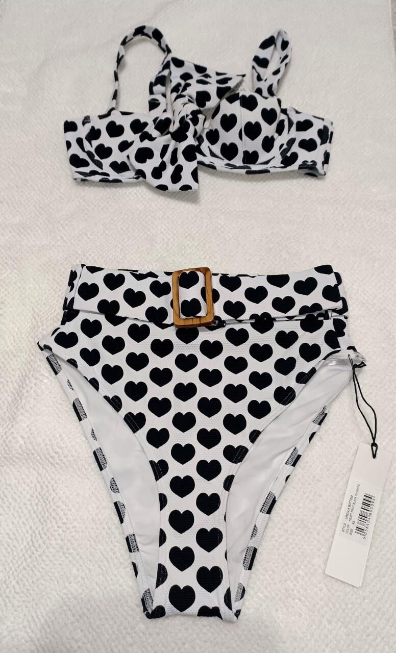 Alexandra Miro - Heart Print Bikini