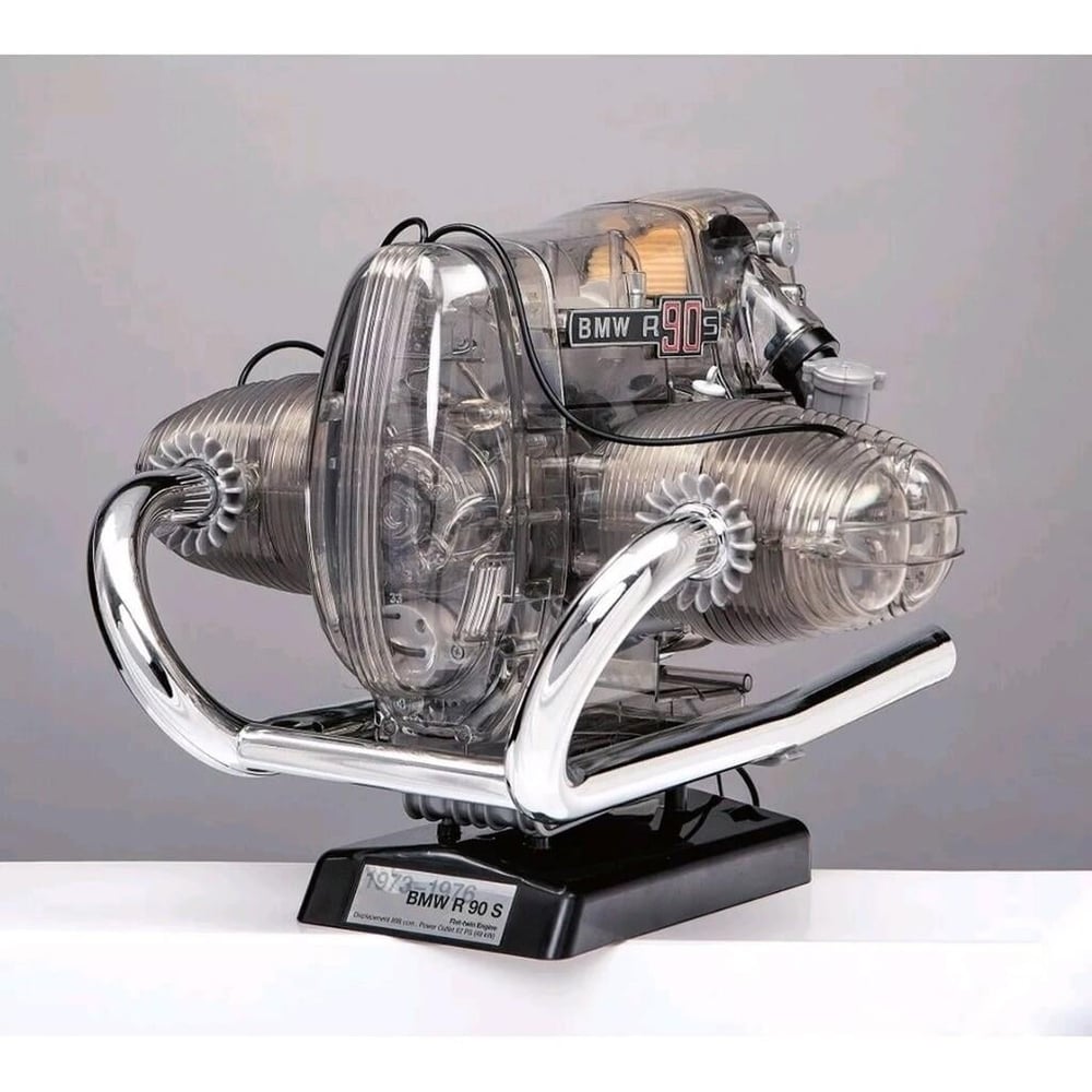 BMW R 90 S Boxer Motoru 1973 Kit 1/2 Ölçek