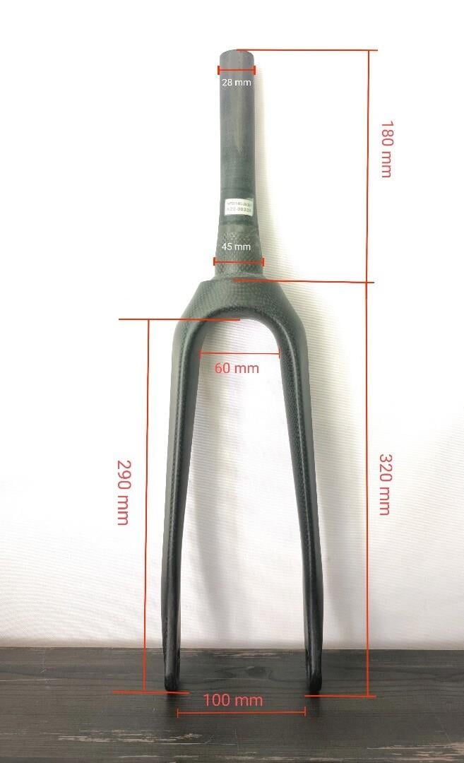 BMX Bike Carbon Forks - Maşa