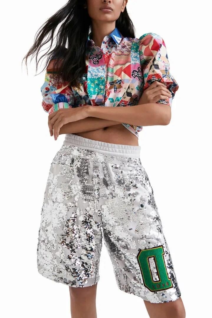 Desigual Johnson Hartig sequined shorts