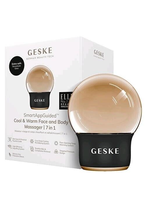Geske - Cool & Warm Face and Body Massager Siyah 7'si 1 Arada