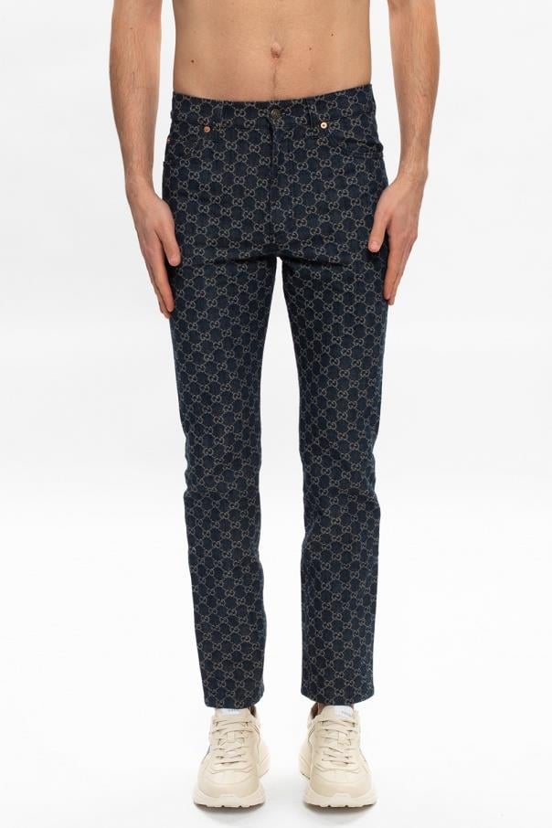 Gucci - Washed GG Denim Trousers