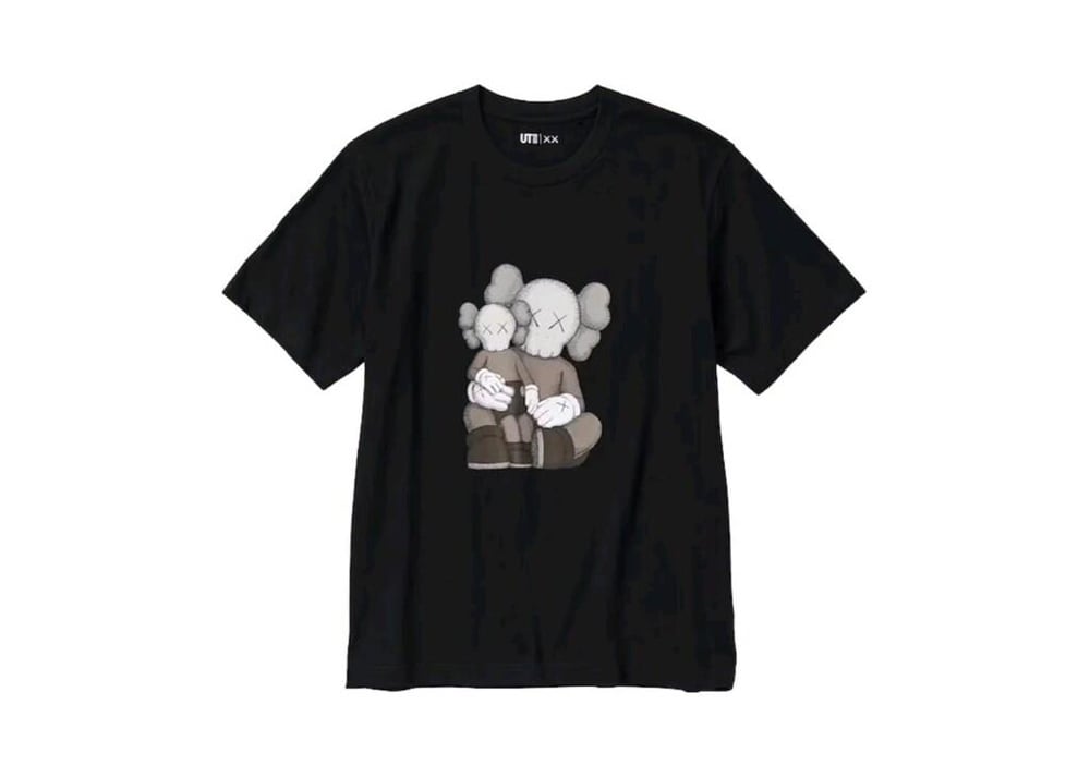 KAWS x Uniqlo UT Short Sleeve Graphic T-shirt Black