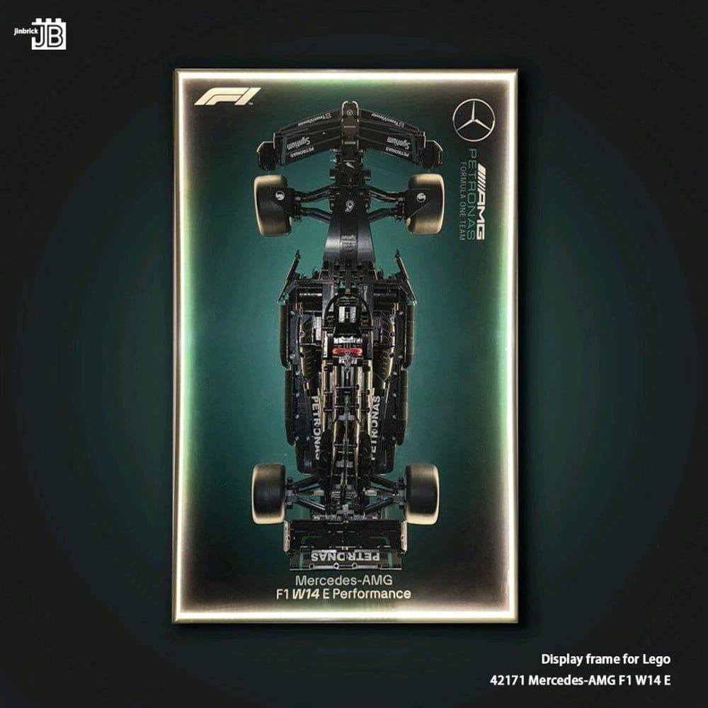 LEGO Mercedes-AMG F1 42171 için Premium Duvar Sergileme Standı