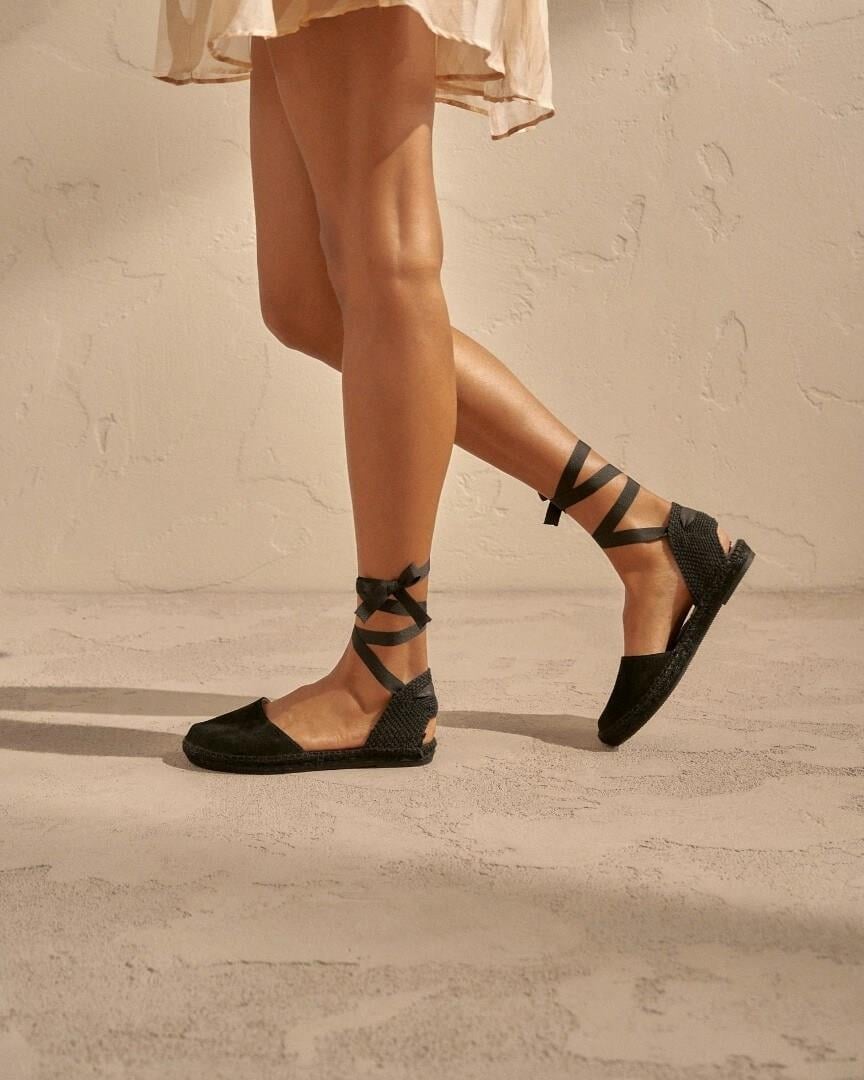 Manebi Suede Flat Valenciana EspadrillesHamptons