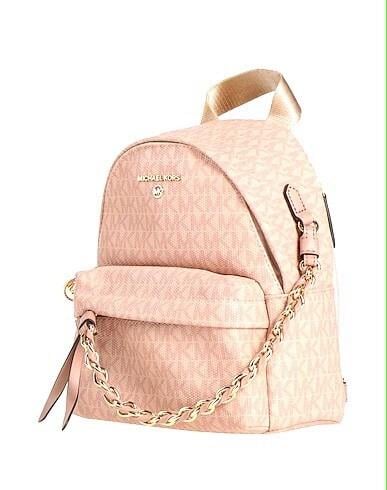Michael Kors Slater logo-print faux textured-leather backpack