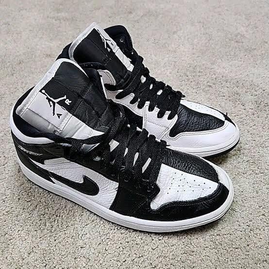 Nike Air Jordan 1 Mid Split Black White (W) - DR0501-101