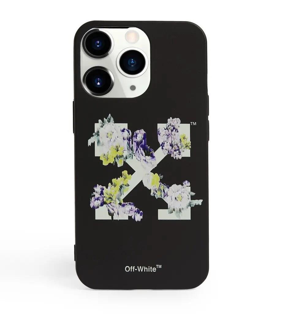 OFF-WHITE Floral Arrows iPhone 13 Pro Slikon Kılıf
