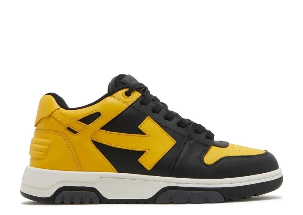 Off-White Out of Office Black Lemon Yellow