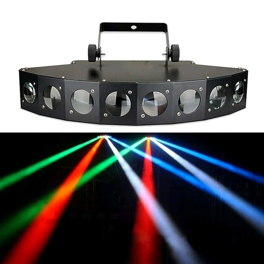 RGBW LED sahne ışığı Disko sahne ışın ışığı 8*10W LED
