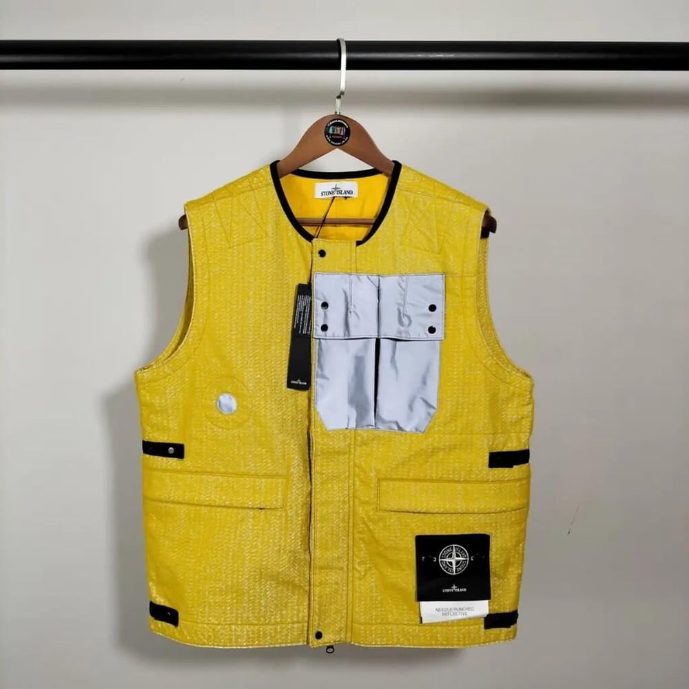 Stone Island Needle Punched Reflective Tech Vest