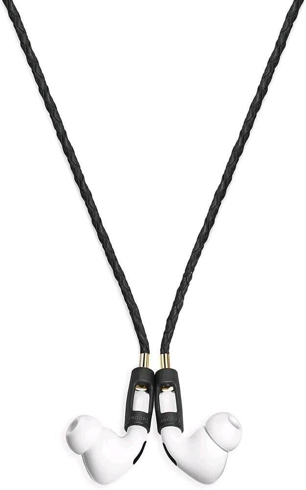 Tapper Siyah Kuzu Derisi/Pirinç Kayış AirPods & AirPods Pro