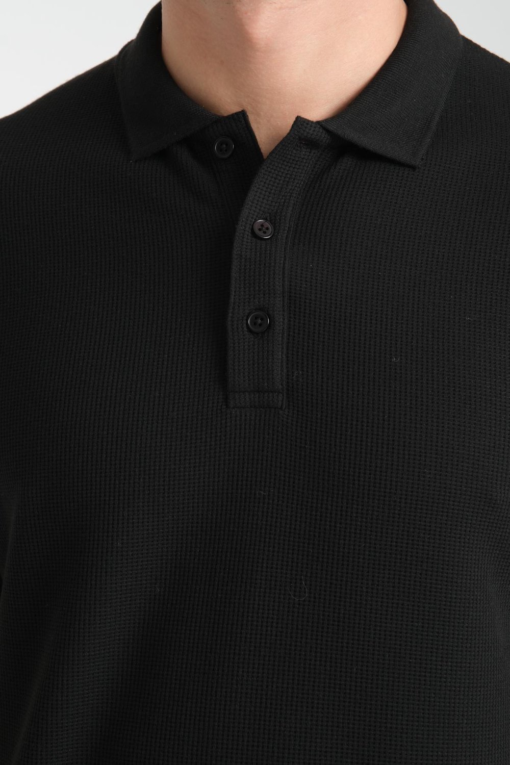 Esnek Örme Düğmeli Polo Yaka Erkek Classic Fit Polo Yaka T-Shirt 100% Pamuk