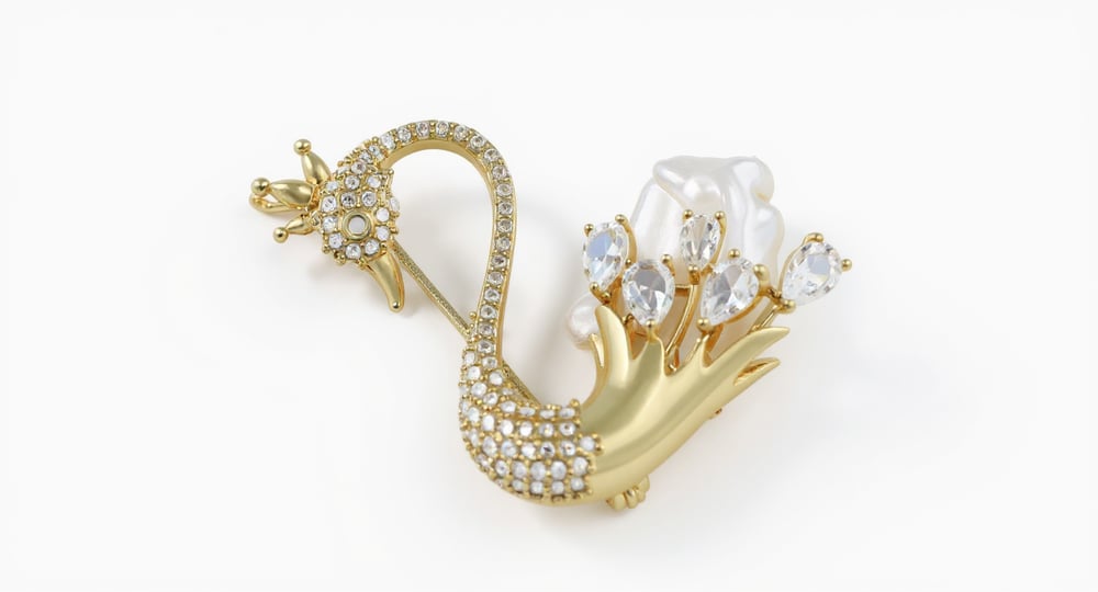 SWAN BROOCHIE