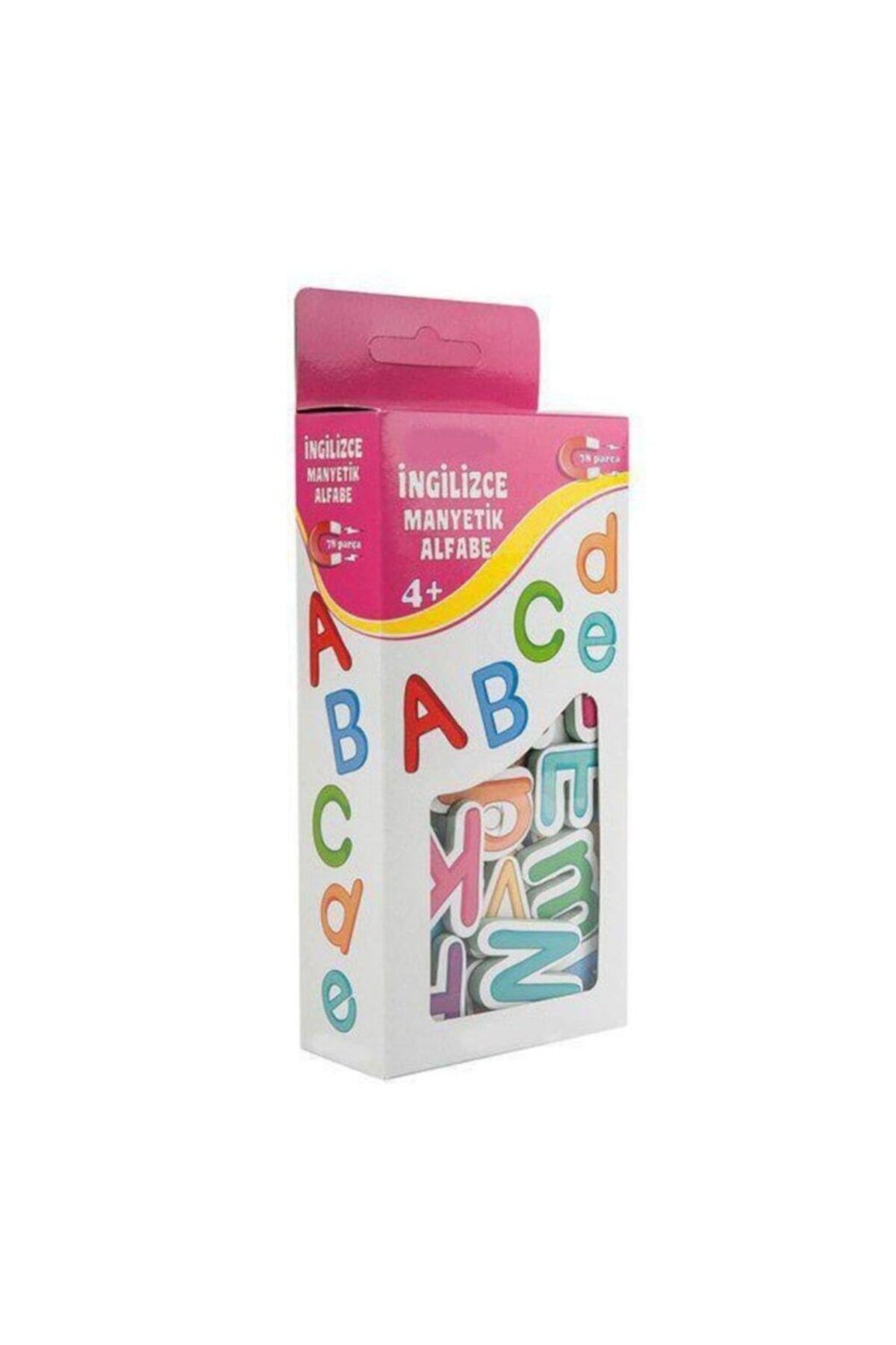 , Manyetik Harfler Ve Sayılar, 2 Li Set, Eğitici Magnet Set