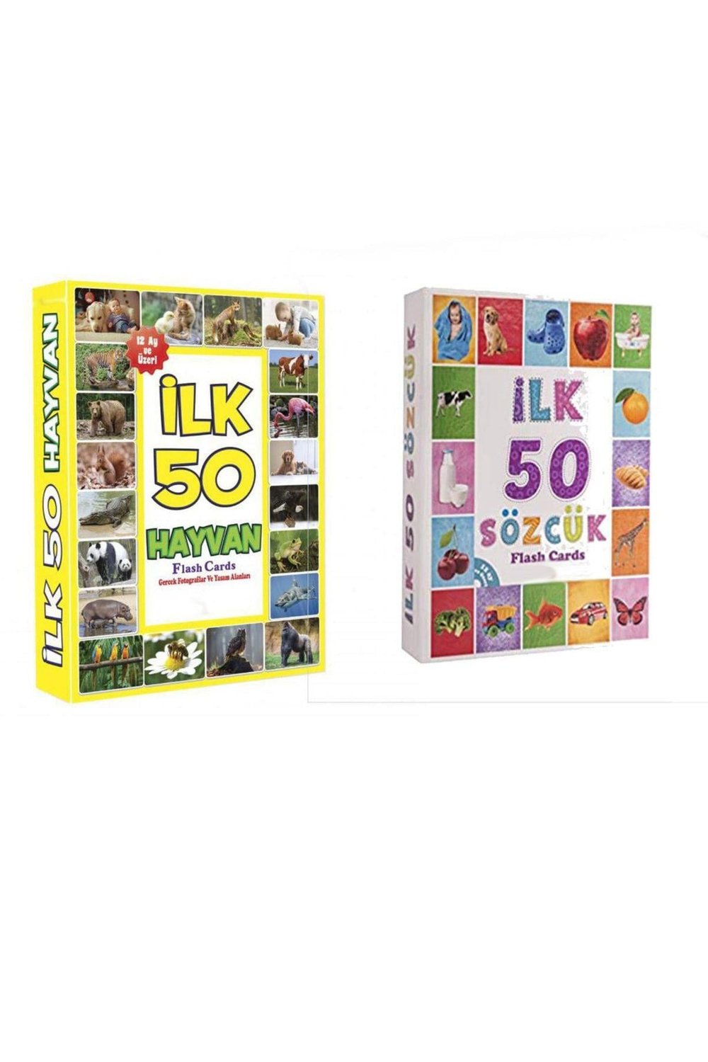 2li Eğitici Kartlar Set, Ilk Sözcükler, Ilk Hayvanlar