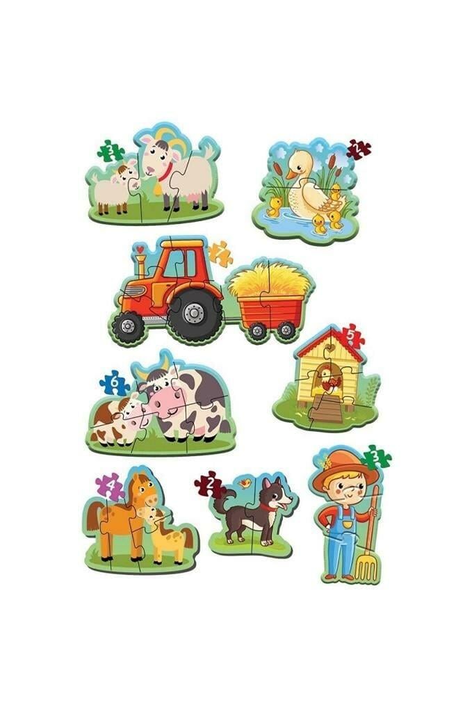 BABYSTORE BABY PUZZLE 2Lİ SET İLK ÇİFTLİK , İLK HAYVANLAR
