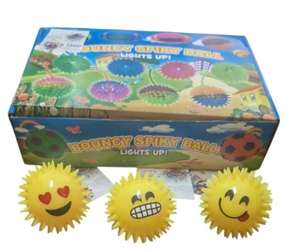 Cans Öten Işıklı Emoji Top Oyuncak Tjwj291 7 Cm 12 Li