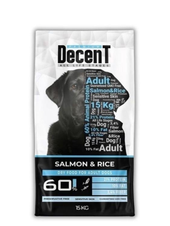 Decent Somonlu Yetişkin Köpek Maması 15 Kg