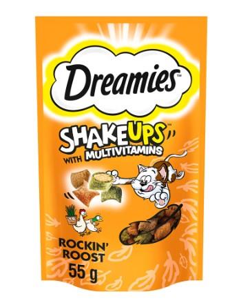 Dreamies Shake Ups Tavuklu Kedi Nanesi Ve Ördekli Kedi Ödülü 55 Gr X 6 Adet (455725)