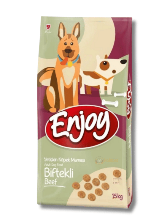 Enjoy Biftekli Yetişkin Köpek Maması 15 Kg