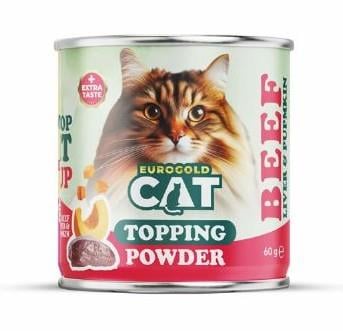 Eurogold Cat Topping Dana Ciğerli Ve Balkabaklı Mama Sosu 60 Gr X 8 Adet