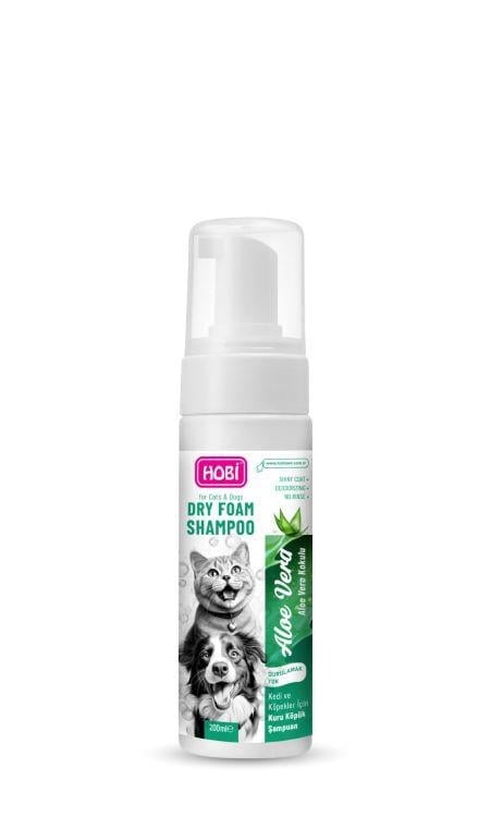 Hobi Aloe Vera Özlü Kedi ve Köpekler İçin Köpük Şampuan 200ml